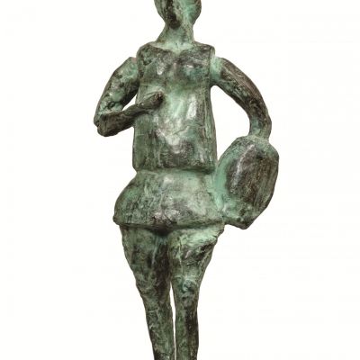 WARRIOR, 1974, bronze, 37.5cm
