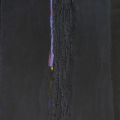 BEHIND THE DOOR, 2008, acrylic/canvas, 130x100cm