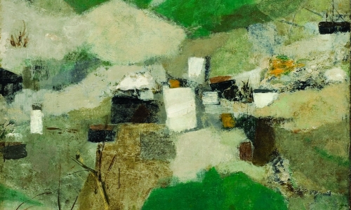 LANDSCAPE, 1968, oil/canvas, 64x50cm