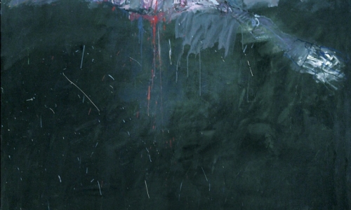 EYEWITNESS, 1995, acrylic on canvas, 200x150cm