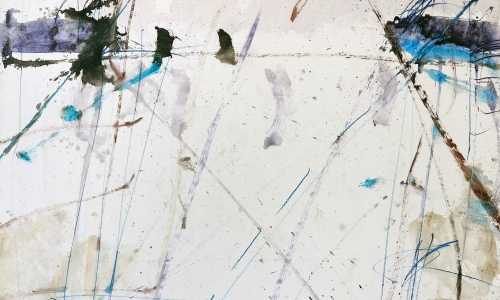 PAINTING 11/V/71, 1971, oil / paper lined on canvas, 170x160cm