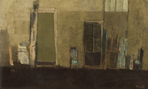 PARIS STUDIO, 1939, oil/canvas, 45x73cm