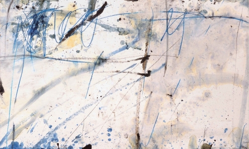 PAINTING 05/04/72, 1972, oil / paper lined on canvas, 200x190cm