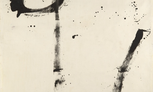 PAINTING 13-11-63, 1963, oil on paper lined on canvas, 150x119cm
