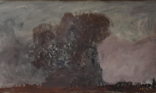 Storm, 1962, oil on canvas, 119x225cm